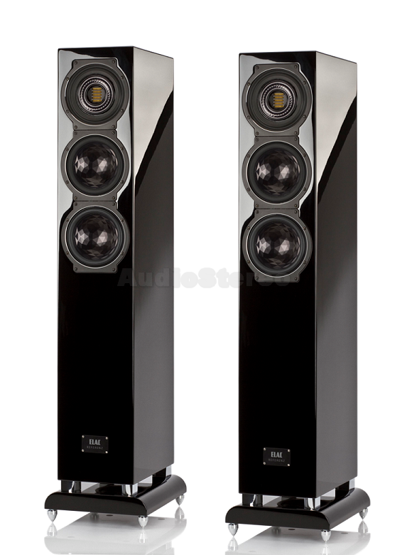 ELAC FS 507 VX-JET black high gloss finish side view